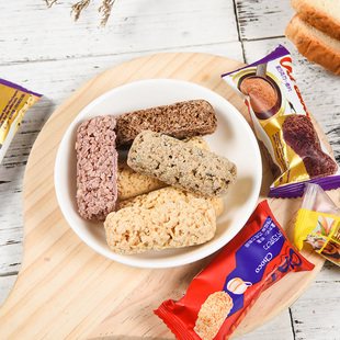 营养燕麦片牛奶巧克力棒500g袋结婚糖果酥婚庆喜糖零食整箱散装