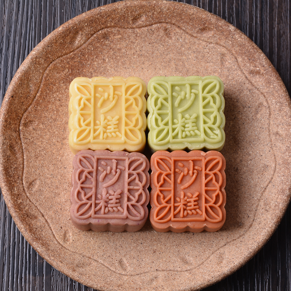 天天特价湖南特产传统手工零食绿豆 红豆小月饼沙糕糕点点心500g