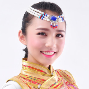 蒙古族女头饰图片