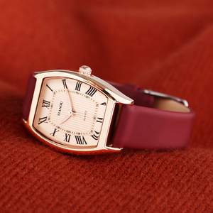 方形手表女皮表带图片