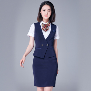 夏季银行行政酒店美容珠宝前台制服 span class=h>工作服 /span>职业
