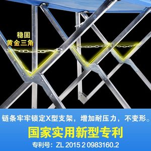 架挂衣架折叠货架摆地摊折叠布桌夜市摆摊架展