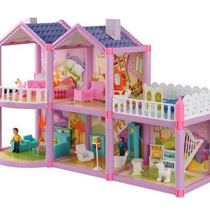 新款小伶玩具 套装芭比娃娃的房子大别墅之梦
