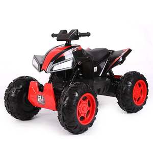 可爱儿童电动车沙滩车可坐人玩具电动摩托车四