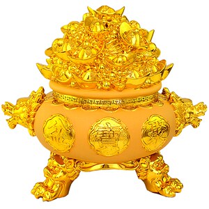 金元宝摆件聚宝盆图片