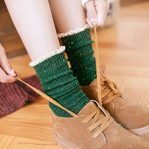 糖果色长筒袜女图片