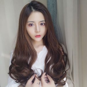 u型半头套假发假发女 长直发 隐形无痕假长发 