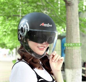 美团外卖头盔镜片防晒双防紫外线电动摩托车夏