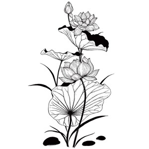 简约 span class=h>客厅 /span>手绘中式水墨荷花装饰 span class=h>