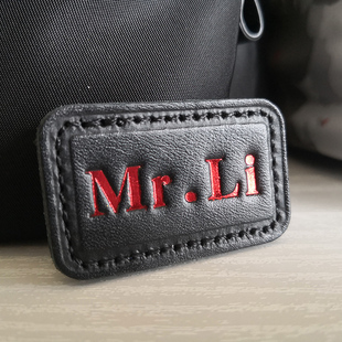 tumi途明 原厂正品真牛皮刻字牌皮牌带背胶可刻字服务代刻字