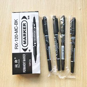 金色记号笔双头图片