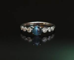 亚历山大变石 天然变色猫眼 变色