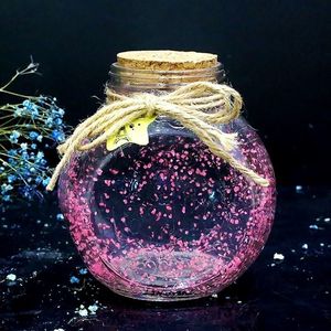 星星瓶荧光玻璃图片