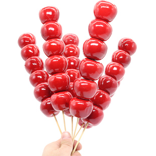 仿真冰糖葫芦儿童摄影道具装饰摆件影楼婚纱写真拍照道具泡沫制品