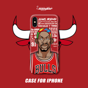 原创 span class=h>篮球 /span>nba公牛队罗德曼苹果xsmax手机壳