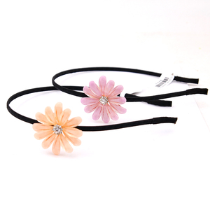 韩版太阳花发箍清新可爱学生发饰发卡成人流苏头箍儿童洗脸头饰