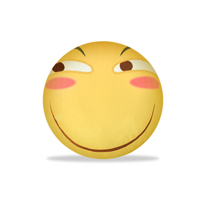 moeyu 滑稽脸抱枕害怕脸表情包靠枕动漫周边二次元装逼恶搞公仔