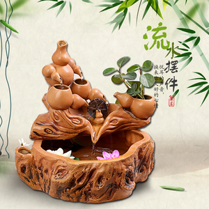 水摆件家居摆设 span class=h>招财 /span>办公 span class=h>金蟾 