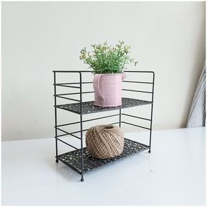 两层置物架桌面图片