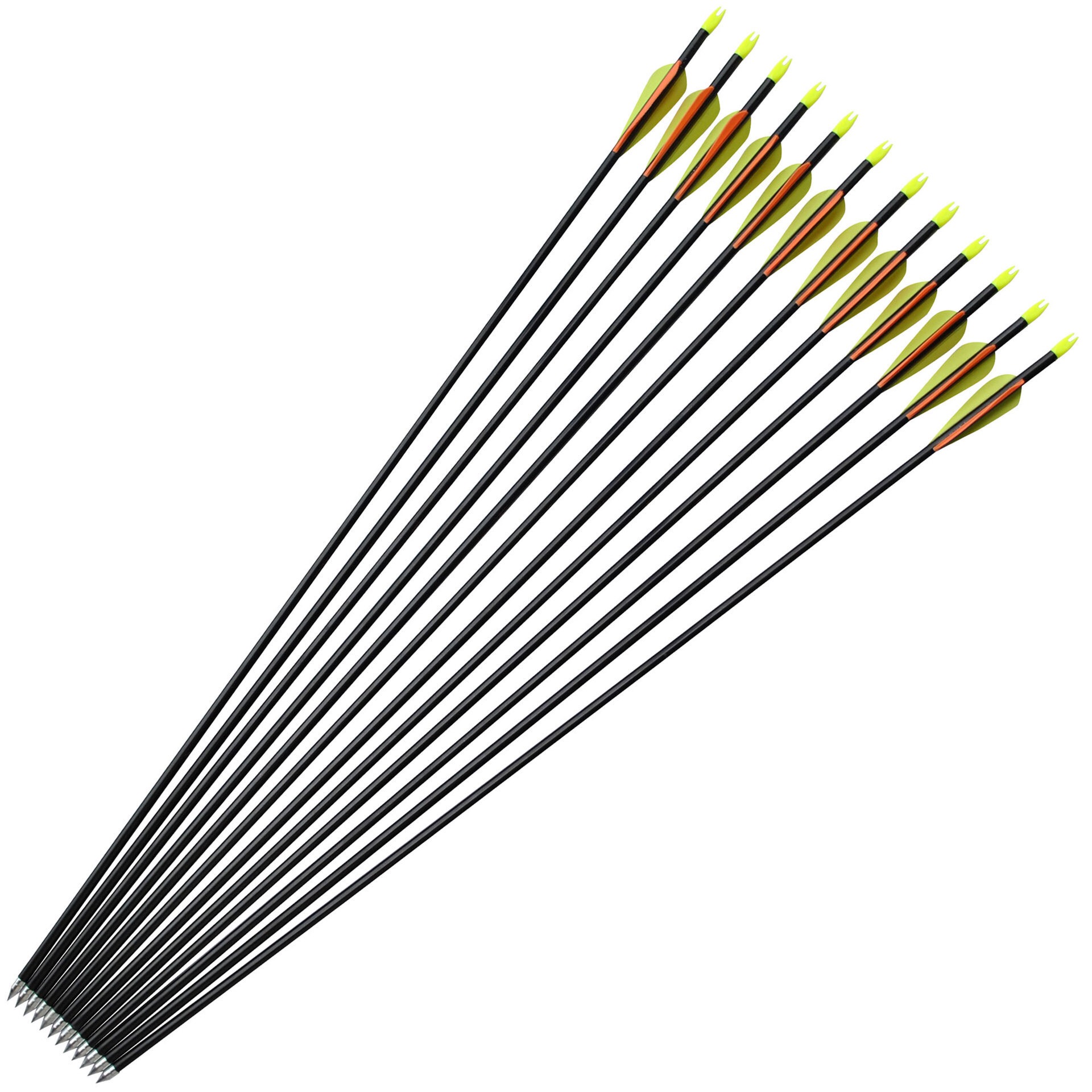 热销反曲复合弓射击专用铝箭8mm固定头金属合金箭支户外运动配件