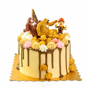 济南同城ins风卡通熊大熊二光头强熊出没奶油 span class=h>水果 