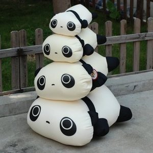 粒子抱枕趴趴熊