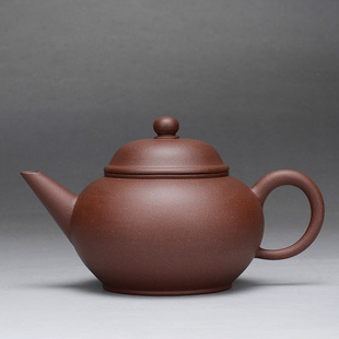 宜兴紫砂壶 民间艺人 标准水平 优质黄龙山原矿老紫泥170cc 茶具