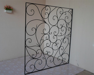 原创特价 移宝屏风客厅隔断铁艺栏杆 防护栏欧式复古围栏防盗窗