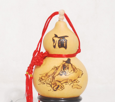 酒葫芦摆件挂件开光天然李白醉酒招财进宝葫芦开口镇宅招财包邮