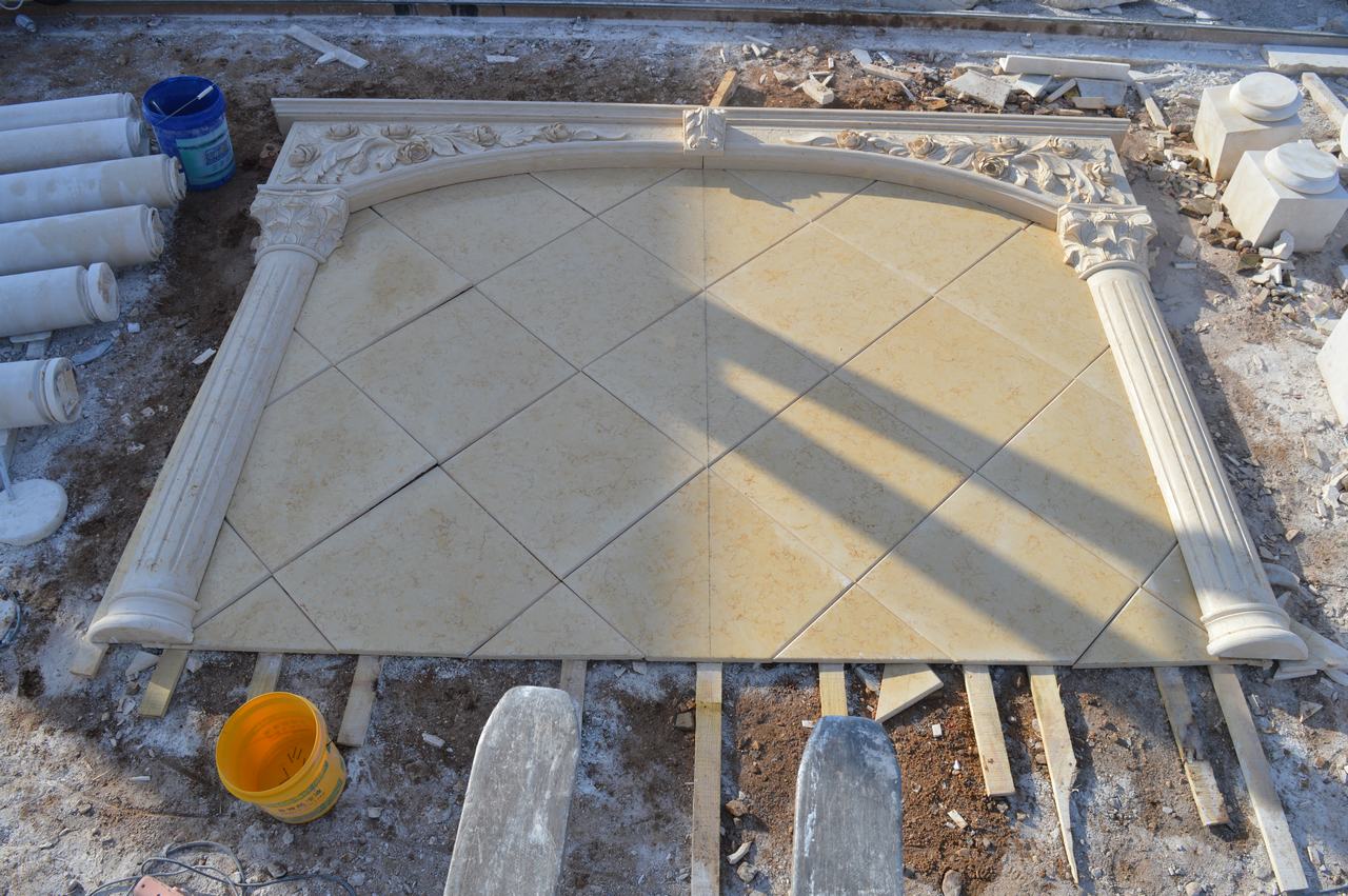 大理石背景墙,天然石材电视背景墙,欧式罗马柱装饰浮雕