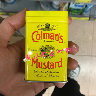澳门代购 英国进口牛头牌黄芥末粉colmans mustard powder 57g