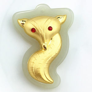 金狐狸吊坠黄金专场