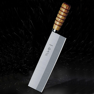 正品台湾正士作金门菜刀青樟木柄片鸭刀bs320小刀轻巧锋利烤鸭刀