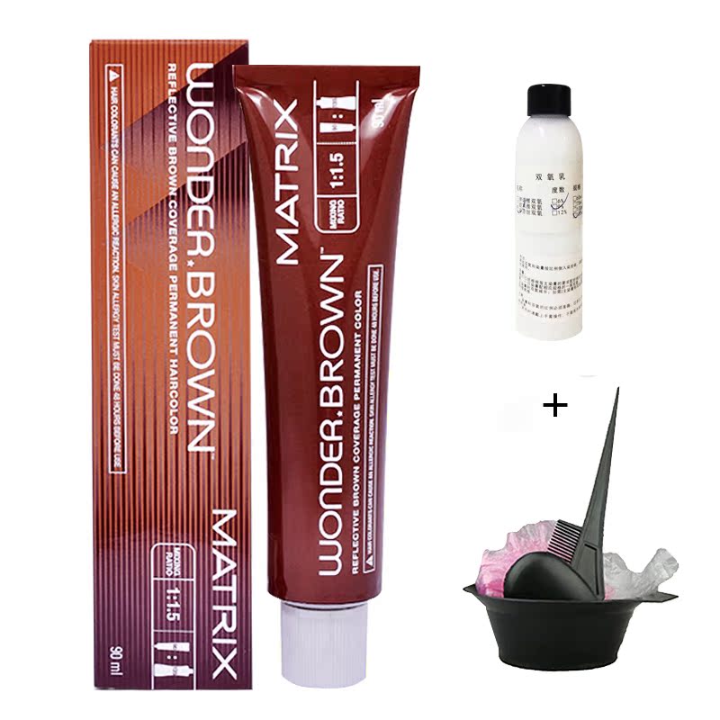 正品欧莱雅美奇丝炫棕染发膏90ml 时尚棕色染膏染发剂盖白发包邮