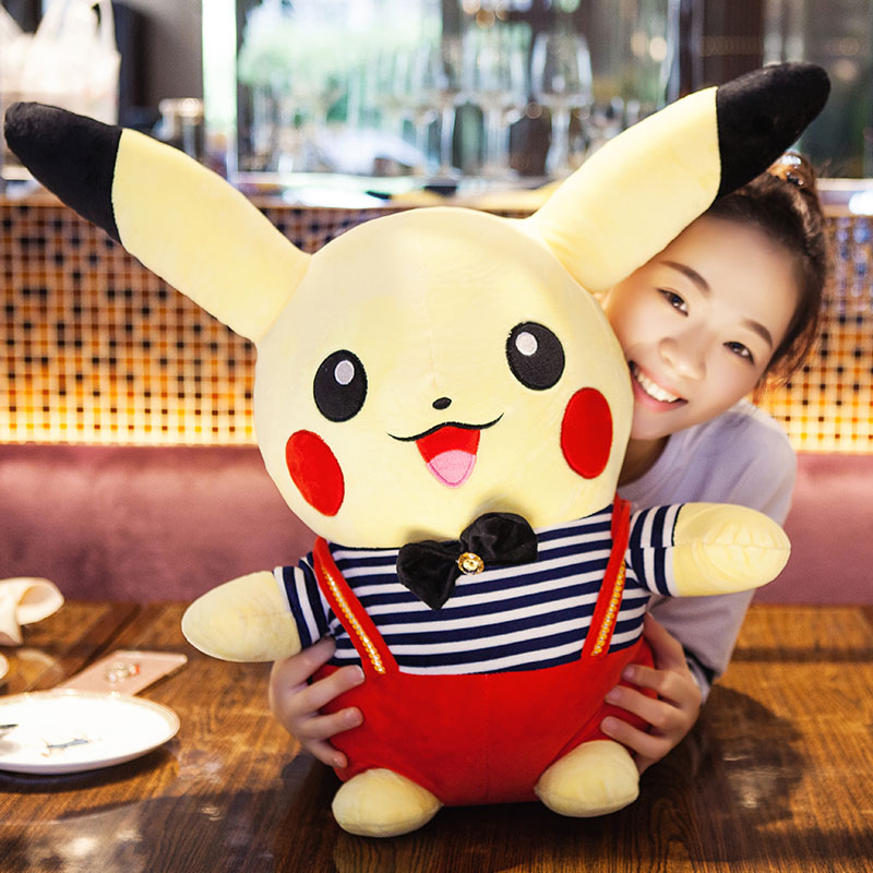 皮卡丘毛绒玩具公仔卡通儿童宝宝布娃娃玩偶生日礼品男女孩礼物