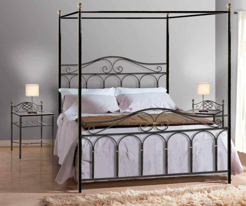 欧式铁艺床双人床1.8 1.5 1.2米儿童床白色公主床带床幔架 结婚床