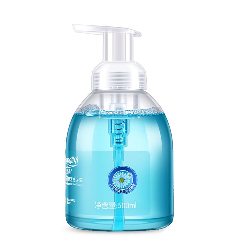 【天猫超市】隆力奇泡沫洗手液瓶500ml便携通用消毒洗手液花香型