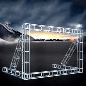 坚固展架    快展架展板加厚户外铁镀锌展示架桁架屏风会议背景架