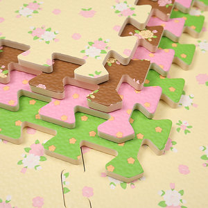 田园风儿童爬爬垫拼图泡沫地垫宝宝爬行垫拼接 span class=h>地板 