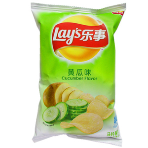 class=h>薯片 /span>40g*10包 span class=h>黄瓜 /span>味休闲膨化