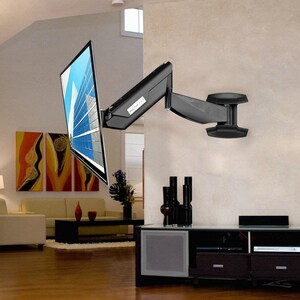 360度抖音伸缩55寸tcl气压折叠调节电视支架壁挂旋转液晶电脑65万