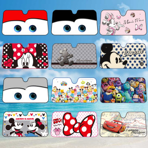 米奇汽车遮阳挡卡通可爱隔热帘小车车内车窗后档防晒前挡风玻璃罩