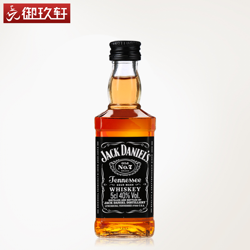 御玖轩 美国进口洋酒 杰克丹尼威士忌 JACK DANIEL's 50ML 小酒版