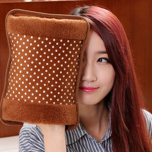 简约热水袋充电防爆老人电暖宝插电毛绒卡通暖手宝男女暖宝宝注水