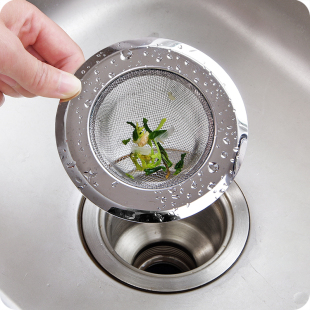 廚房水槽過濾網 水池洗菜盆不鏽鋼防堵網浴室排水口防塞地漏網攔