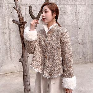 小香风羊羔毛图片