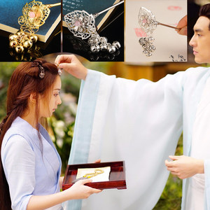 银铃铛头饰品图片