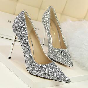 婚礼水晶鞋女高跟图片