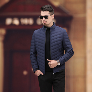 花花公子官方旗舰店羽绒服男装青中年韩版男士正品牌保暖防寒外套