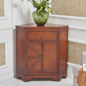 实木客厅电视 span class=h>角柜 /span>美式 span class=h>墙角柜 